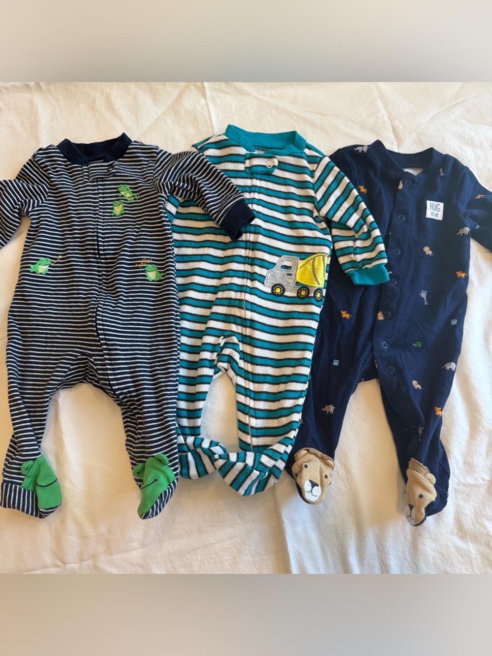 Just One You By Carter’s Onsie Set Of 3 Bundle Size 3M #Lux-K1